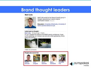 Brand thought leaders
 
