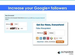 Increase your Google+ followers
 