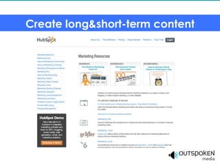 Create long&short-term content
 