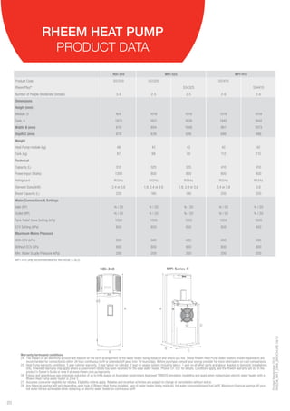 Rheem Hot Water Brochure - The Heater Man | PDF