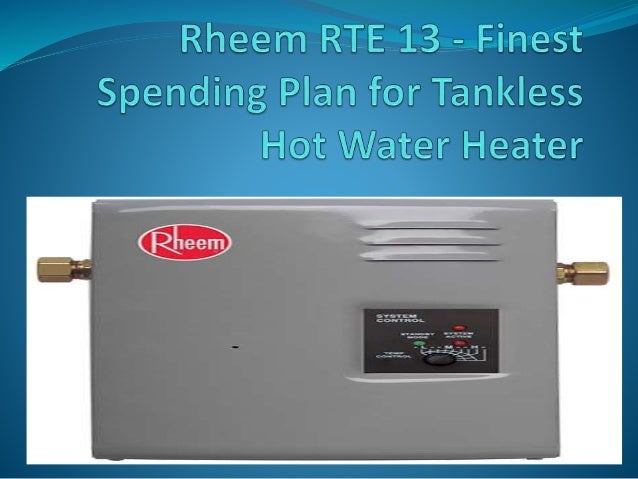 Rheem rte 13 wiring diagram