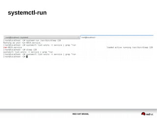 RED HAT BRASIL
systemctl-run
 