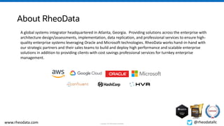 Oracle GoldenGate 21c New Features and Best Practices | PPTX