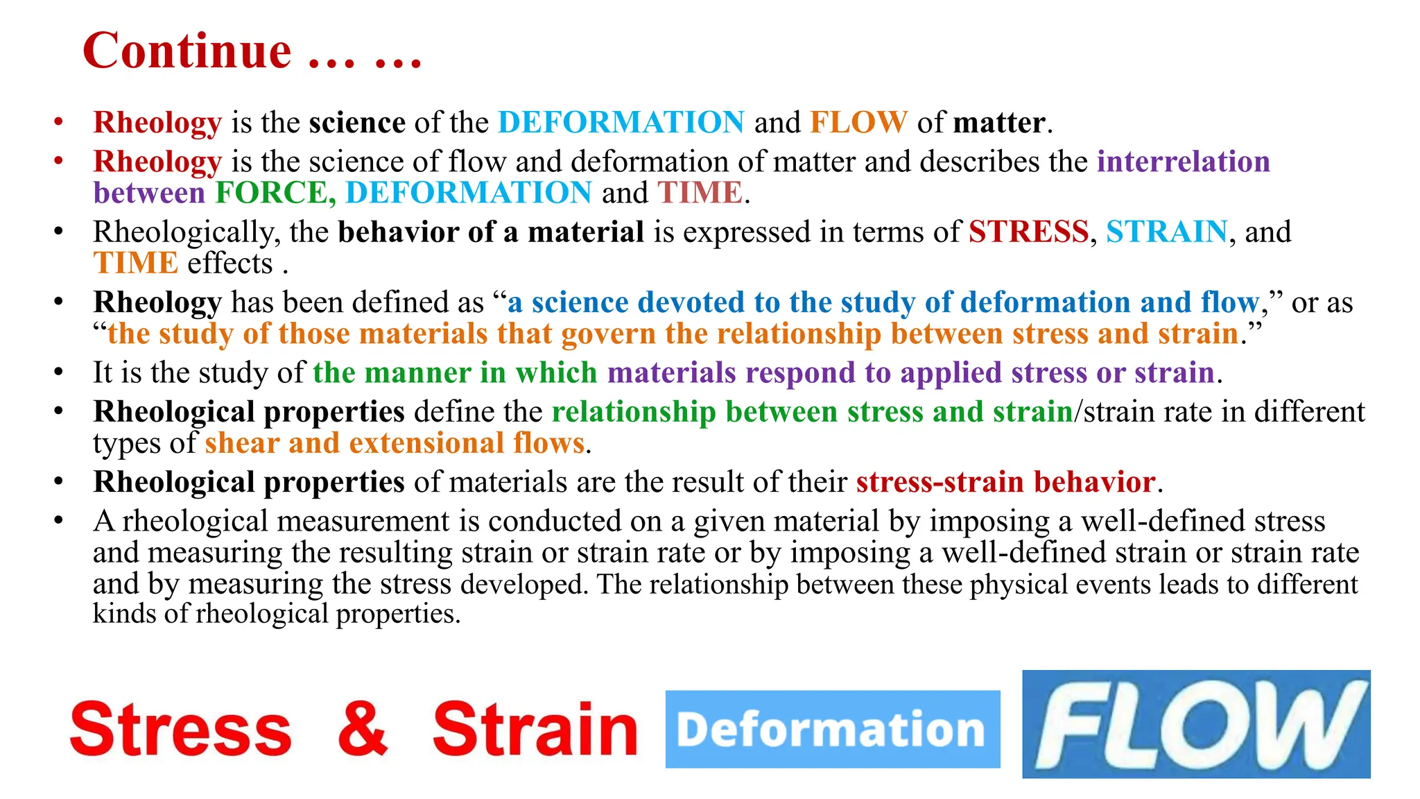 Rheological properties of food Materials | PDF