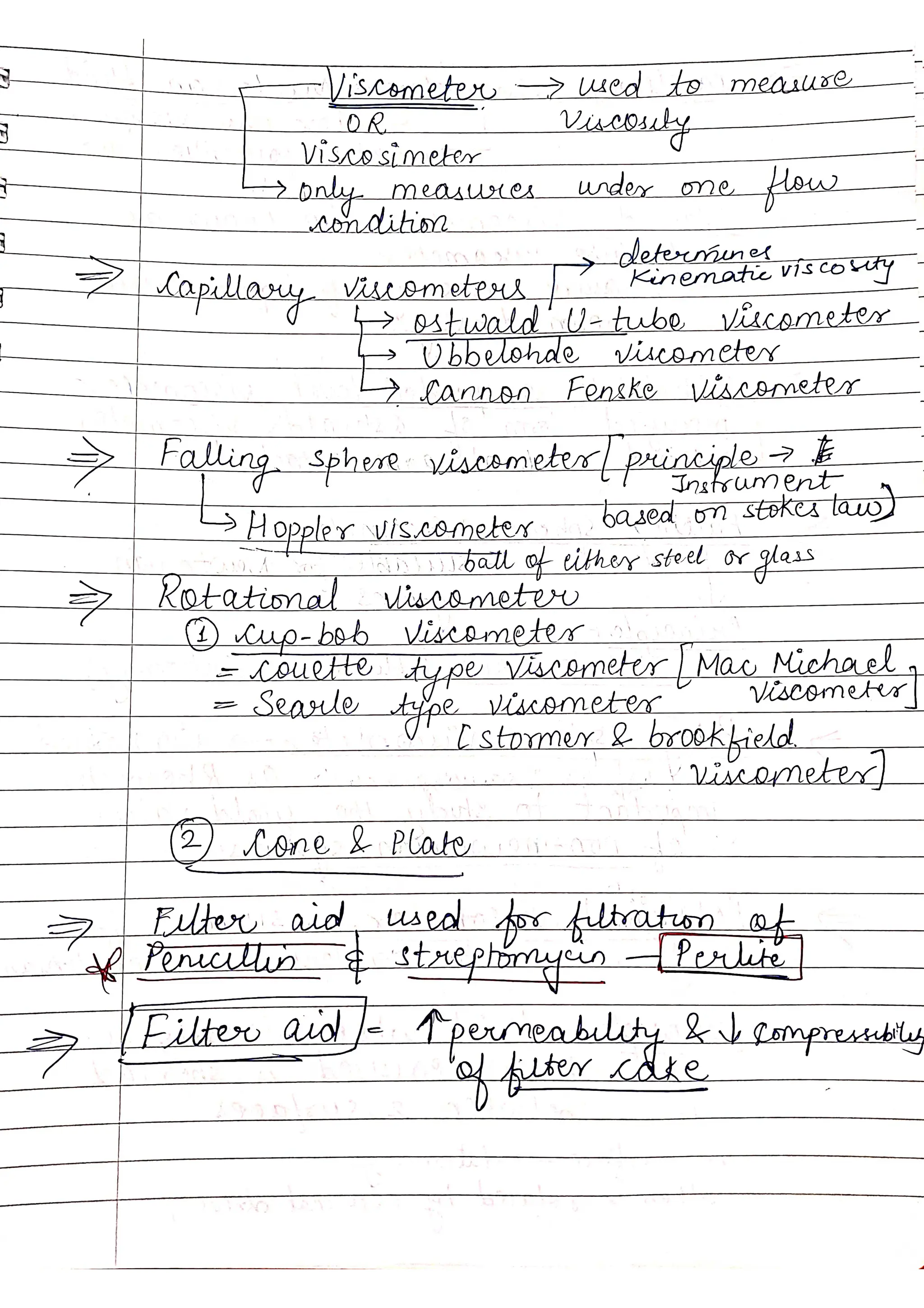 rheology, types of fluid flow, viscometer