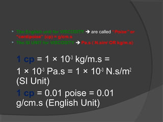 Rheology ppt | PPT