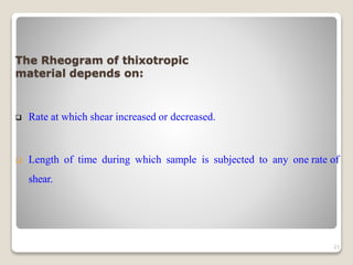 Rheology | PPTX
