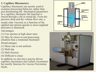 Caliper Rheometry Rheology methods | PPTX