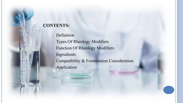 RHEOLOGY MODIFIERS: ENHANCING PERFORMANCE AND FUNCTIONALITY | PPTX ...