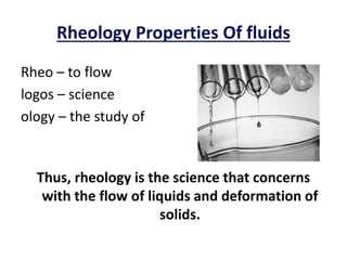 Rheology properties & flow of Print paste | PPTX