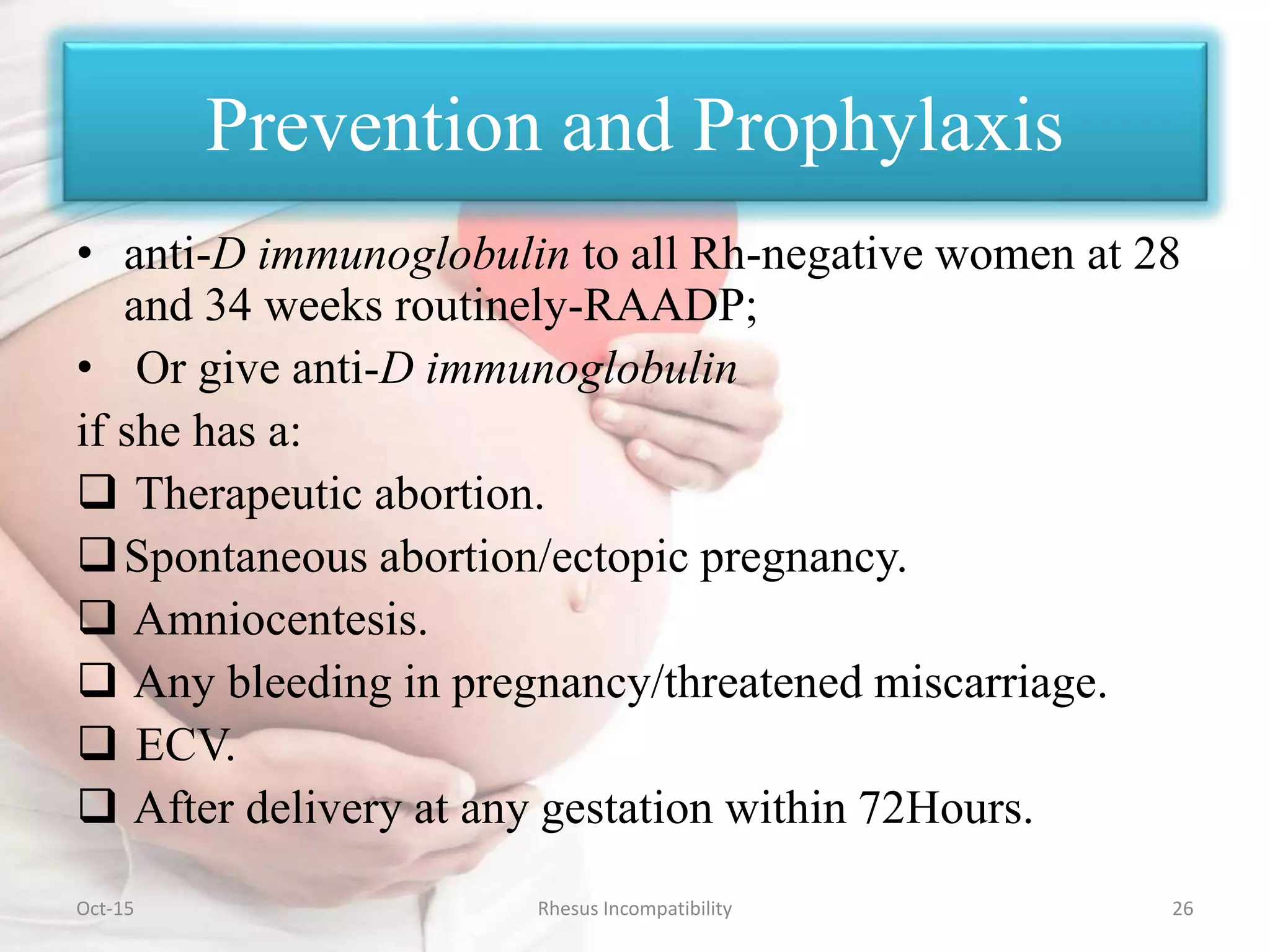 Rhesus incompatibility | PPTX