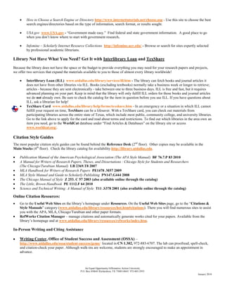 Rhet1302   Searching And Evaluating Resources   Spring 2010