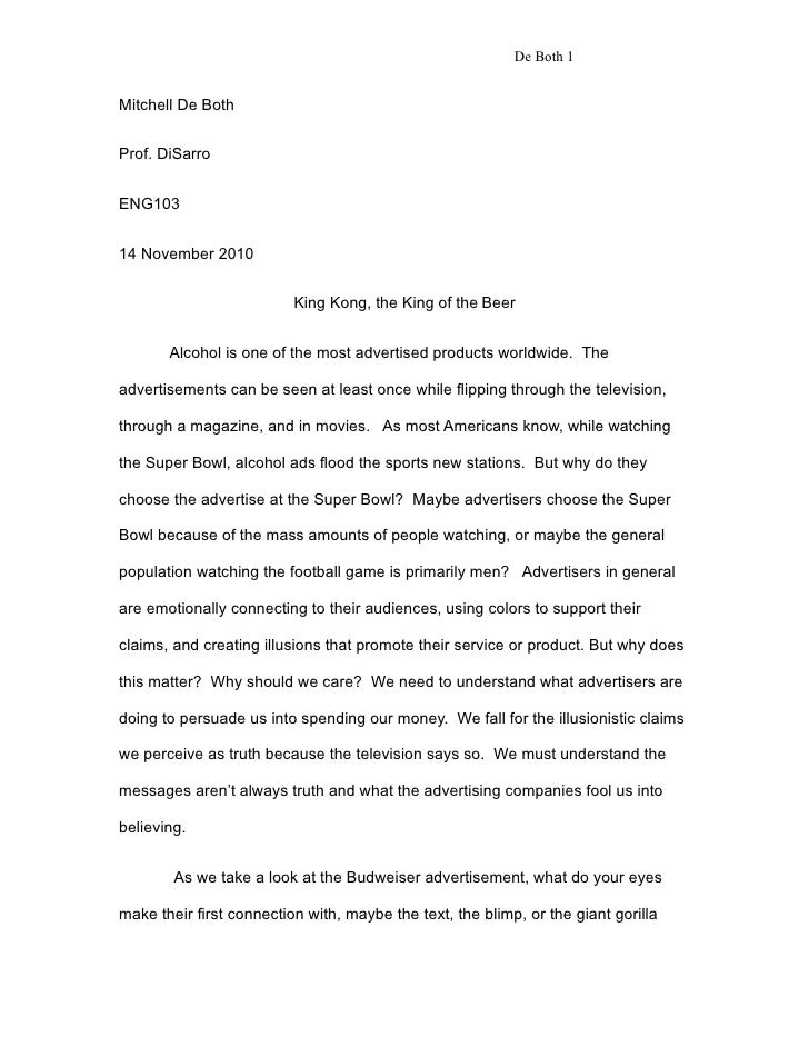 rhetorical analysis rough draft rhetorical analysis rough draft