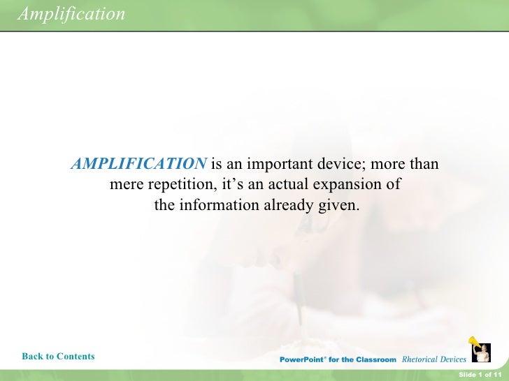 Rhetorical Devices (Part 1)