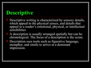Rhetorical Modes | PPT
