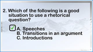 Powerpoint Rhetorical Question Rhetorical Questions Grade 10 English PPT.pptx