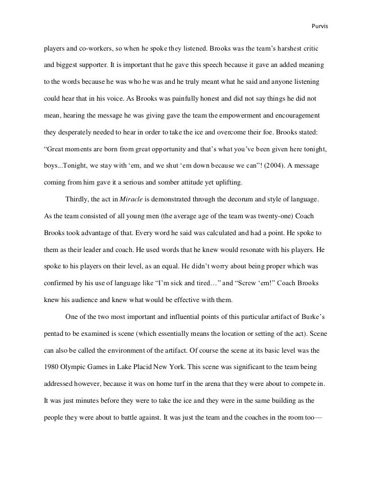 Rhetorical Theory Miracle Paper