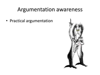 Public speaking, rhetoric and practical argumentation | PPTX
