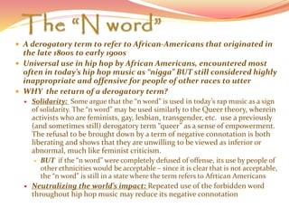 Rhetoric in Popular Culture: On Gangsta Rap | PPTX