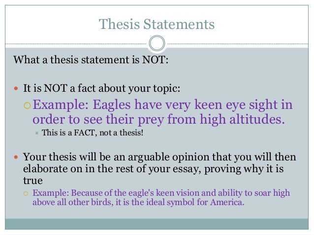 Which statement about revising the thesis statement is true