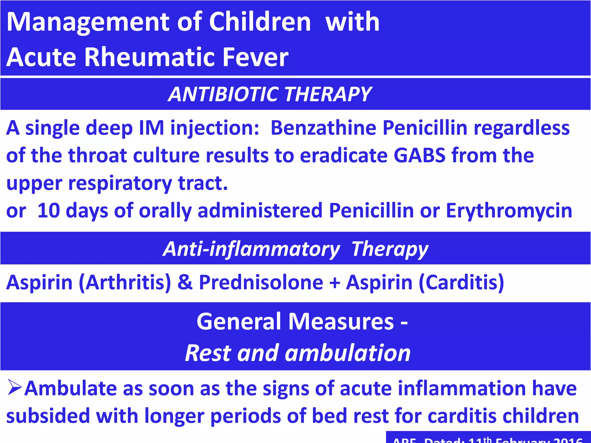 Recurrent Rheumatic Fever Rheumatic fever - Dr. S. Srinivasan | PPTX