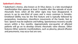 RHEUMATIC Fever......... .......... pptx | PPTX