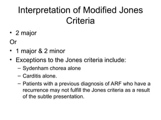 Modified Jones Method Comprehensive Overview of Rheumatic Fever: Causes, Diagnosis, and ...