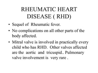 Children With Rhd RHEUMATIC FEVER and RHD 2 FOR MLS.ppt rule | PPT