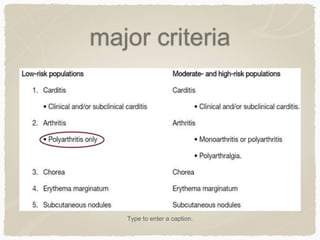 major criteria
Type to enter a caption.
 