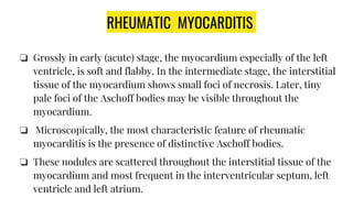 Rheumatic Heart Disease | PPTX