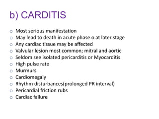 RHEUMATIC HEART DISEASE slide share presentation | PPTX