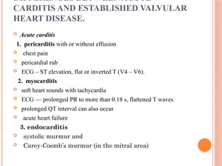 rheumatic heart disease complete notes pptx | PPTX