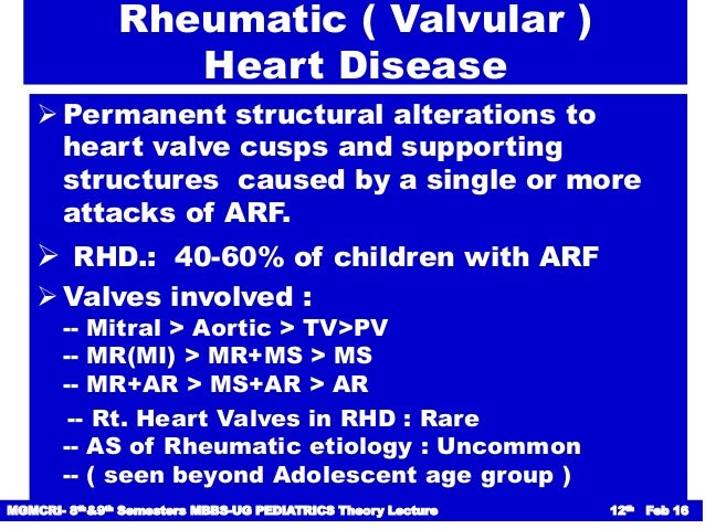 Rheumatic Heart Disease Natural Treatment Rheumatic Heart Disease Natural Treatment