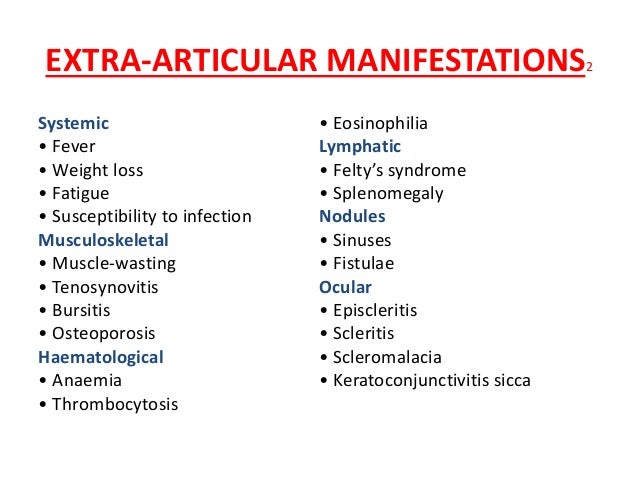 Rheumatoid arthritis