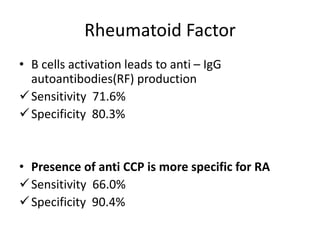 Rheumatoid arthritis | PPTX