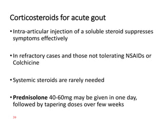 Rheumatoid arthritis and gout.ppt