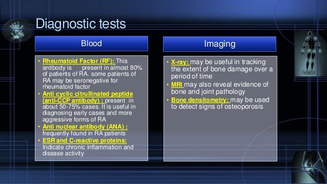 test peptide blood n tips arthritis Rheumatoid management overview clinical and for