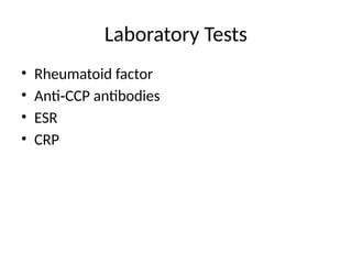 Comprehensive Rheum Panel Comprehensive Overview of Rheumatoid Arthritis: Pathophysiology ...