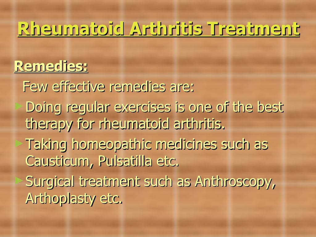 Rheumatoid arthritis treatment ppt