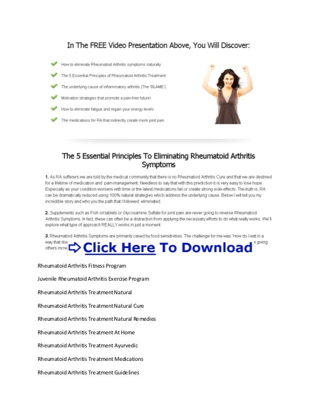 Rheumatoid arthritis treatment options + rheumatoid arthritis diagnosis