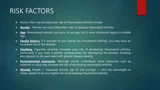 RHEUMATOID ARTHRITIS. | PPTX