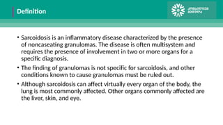 Noncaseating Definition Rheumatology Lecture 1_ Sarcoidosis.pptx