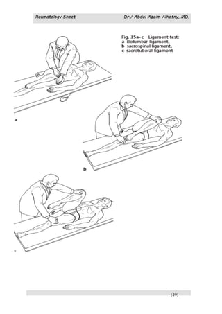 Reumatology Sheet Dr./ Abdel Azeim Alhefny, MD.
(49)
 