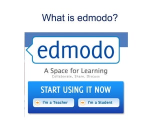 What is edmodo?
 