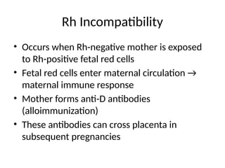 Rh Incompatibility PPT.pptx blood incompatibility | PPTX