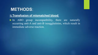 Incompatible Body Rh incompatility | PPTX