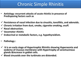 Quick Review for Rhinitis | PPTX
