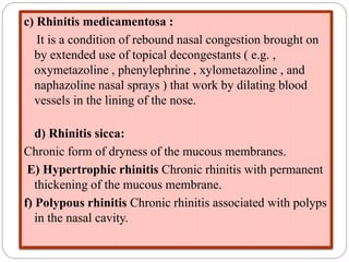 Rhinitis Slideshare Gastrointestinal Disorder | PPTX
