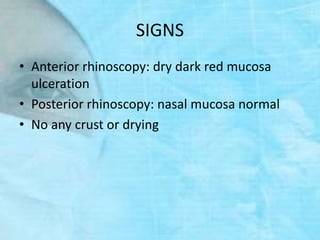 Rhinitis | PPTX