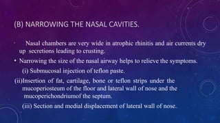 acute and chronic rhinitis by dr supriya | PPTX